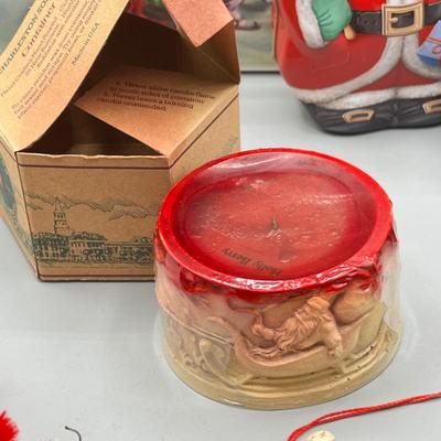 LOT 53: Christmas Decoration Collection - Goebel Hummell Candle Holders and More