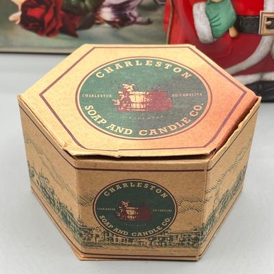 LOT 53: Christmas Decoration Collection - Goebel Hummell Candle Holders and More