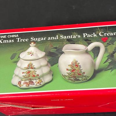 LOT 56: New in Package Christmas Decor - Gorham Crystal Vase and More