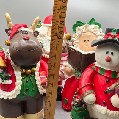 LOT 57: World Bazaars Tall Christmas Figurines
