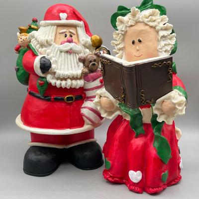 LOT 57: World Bazaars Tall Christmas Figurines