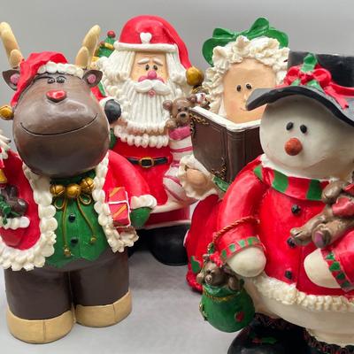 LOT 57: World Bazaars Tall Christmas Figurines