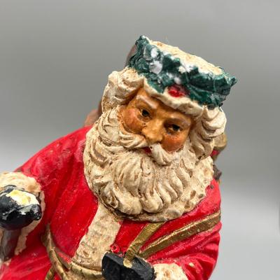 LOT 58: Christmas Decorations - Santas, Mrs. Claus