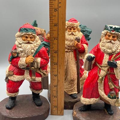 LOT 58: Christmas Decorations - Santas, Mrs. Claus