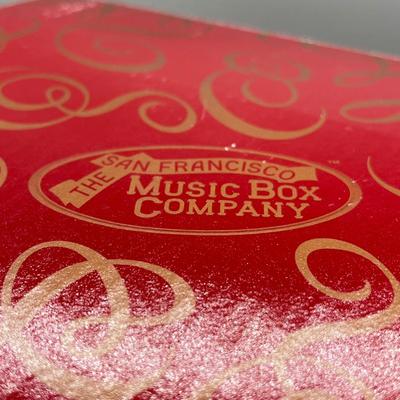 LOT 59: San Francisco Music Box Company Musical Santa Claus in Original Box