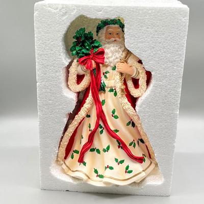 LOT 59: San Francisco Music Box Company Musical Santa Claus in Original Box