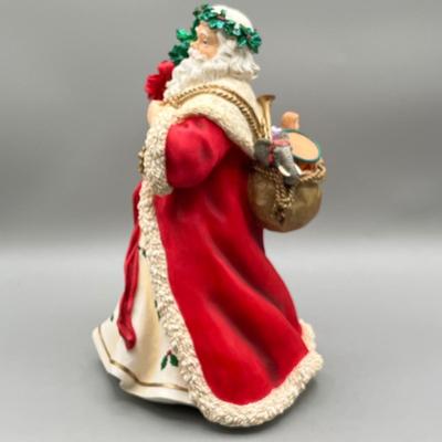 LOT 59: San Francisco Music Box Company Musical Santa Claus in Original Box