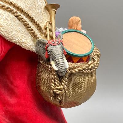 LOT 59: San Francisco Music Box Company Musical Santa Claus in Original Box