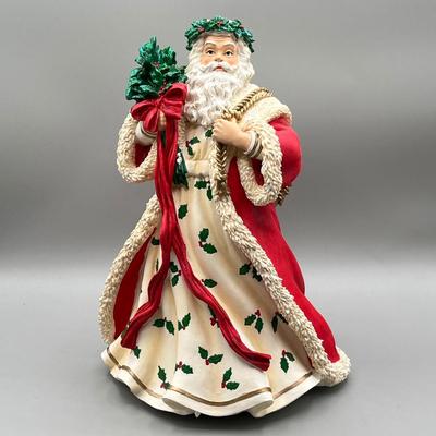LOT 59: San Francisco Music Box Company Musical Santa Claus in Original Box