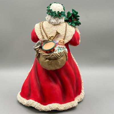 LOT 59: San Francisco Music Box Company Musical Santa Claus in Original Box