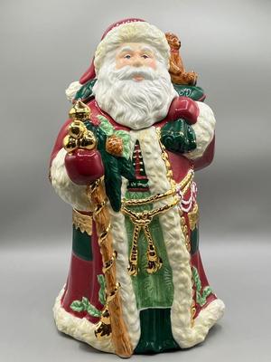 LOT 60: Charter Club Santa Claus Cookie Jar in Original Box