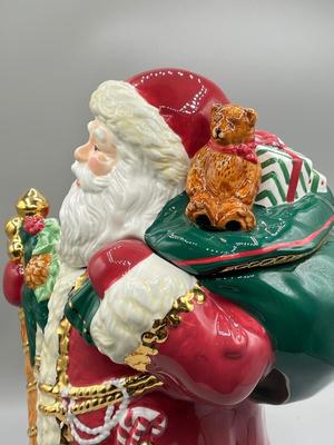 LOT 60: Charter Club Santa Claus Cookie Jar in Original Box
