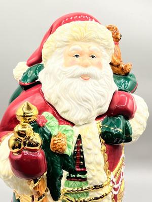LOT 60: Charter Club Santa Claus Cookie Jar in Original Box