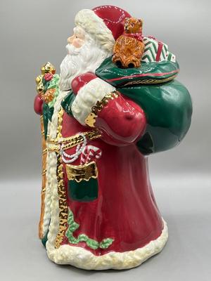 LOT 60: Charter Club Santa Claus Cookie Jar in Original Box
