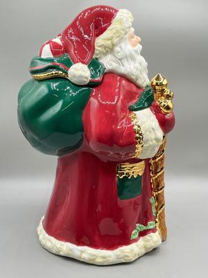 LOT 60: Charter Club Santa Claus Cookie Jar in Original Box