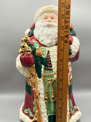 LOT 60: Charter Club Santa Claus Cookie Jar in Original Box