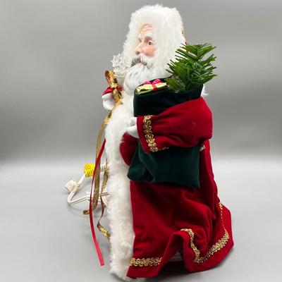 LOT 61: Animated Santa Claus Christmas Tree Topper