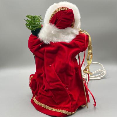 LOT 61: Animated Santa Claus Christmas Tree Topper