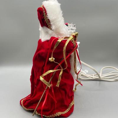 LOT 61: Animated Santa Claus Christmas Tree Topper