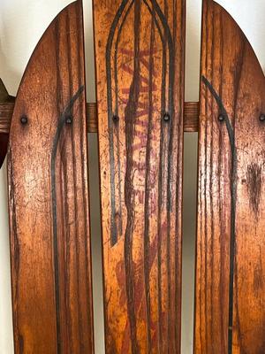 LOT 64: Vintage Flexible Flyer Yankee Clipper 36-Inch Snow Sled No. 10 by S.L. Allen
