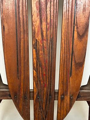 LOT 64: Vintage Flexible Flyer Yankee Clipper 36-Inch Snow Sled No. 10 by S.L. Allen