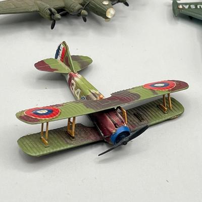 LOT 67: Collection of Vintage Bachmann Miniature War Plane Models - Various Countries