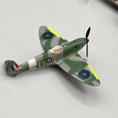 LOT 67: Collection of Vintage Bachmann Miniature War Plane Models - Various Countries