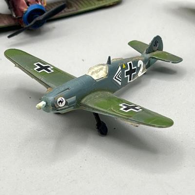 LOT 67: Collection of Vintage Bachmann Miniature War Plane Models - Various Countries