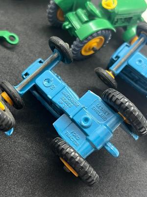 LOT 81: Vintage Lesney Matchbox Ford Tractors and More