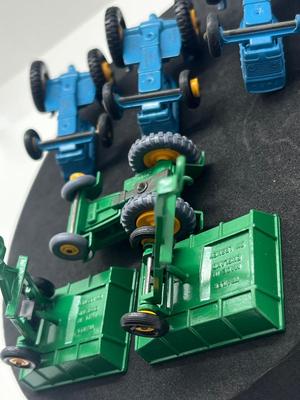 LOT 81: Vintage Lesney Matchbox Ford Tractors and More