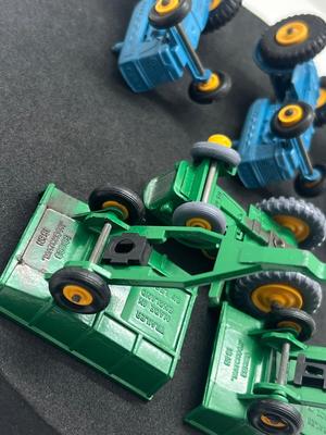 LOT 81: Vintage Lesney Matchbox Ford Tractors and More