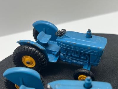 LOT 81: Vintage Lesney Matchbox Ford Tractors and More