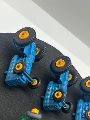 LOT 81: Vintage Lesney Matchbox Ford Tractors and More