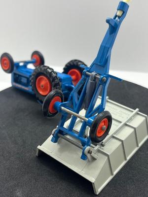 LOT 82: Vintage Lesney Matchbox King Size Fordson Tractor and Whitlock Trailer