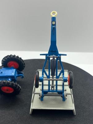 LOT 82: Vintage Lesney Matchbox King Size Fordson Tractor and Whitlock Trailer