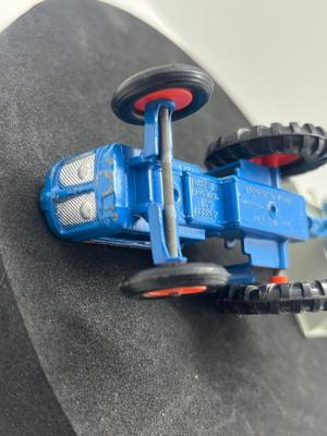LOT 82: Vintage Lesney Matchbox King Size Fordson Tractor and Whitlock Trailer