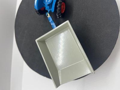 LOT 82: Vintage Lesney Matchbox King Size Fordson Tractor and Whitlock Trailer