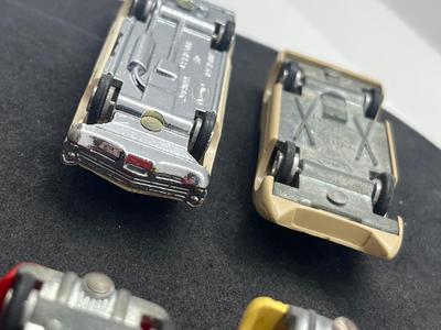 LOT 83: Vintage Aurora "Cigar Box" Cars - Ford "J", Dino Ferrrari, Lola GT and Ford XL 500
