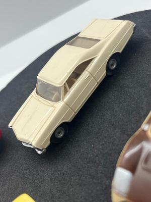 LOT 83: Vintage Aurora "Cigar Box" Cars - Ford "J", Dino Ferrrari, Lola GT and Ford XL 500