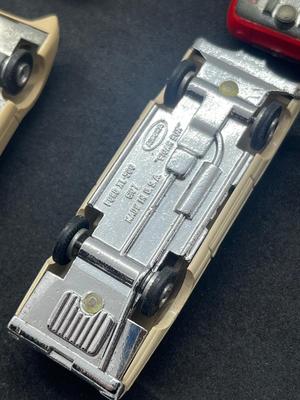 LOT 83: Vintage Aurora "Cigar Box" Cars - Ford "J", Dino Ferrrari, Lola GT and Ford XL 500