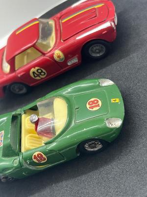 LOT 85: Vintage Mercury Toy Cars - Maserati 3500 GT and Ferrari