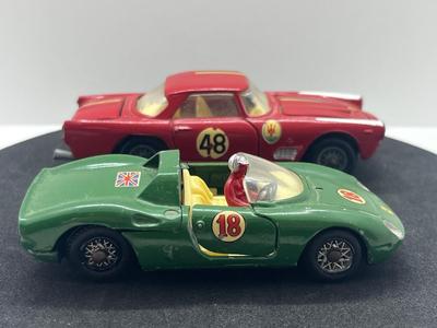LOT 85: Vintage Mercury Toy Cars - Maserati 3500 GT and Ferrari