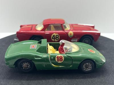LOT 85: Vintage Mercury Toy Cars - Maserati 3500 GT and Ferrari