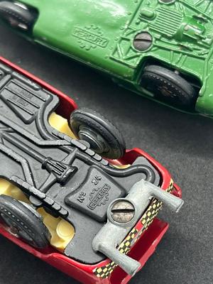 LOT 85: Vintage Mercury Toy Cars - Maserati 3500 GT and Ferrari