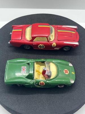 LOT 85: Vintage Mercury Toy Cars - Maserati 3500 GT and Ferrari