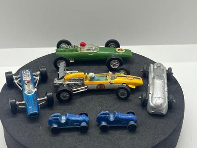 LOT 87: Vintage Toy Cars - Corgi Cooper Maserati Formula I, Tootsietoy Cars and More