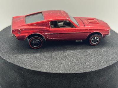 LOT 113: Vintage Redline Hot Wheels Custom Mustang 1968 Mattel