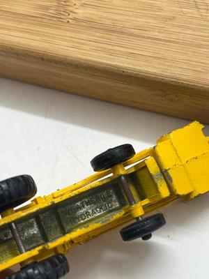 LOT 129: Vintage Lesney Matchbox Vehicles - Cattle Truck, Stake Truck, Jumbo Crane, Weatherill Hydraulic, Claas Combine Harvester