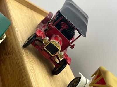 LOT 131: Vintage Lesney "Models of Yesteryear" - 1911 Ford Model T, 1909 Opel Coupe, 1910 Benz Limousine, 1913 Cadillac 1907...