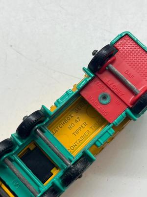 LOT 137: Vintage Lesney Matchbox Vehicles - "Unimog", Mercedes Trailer and More